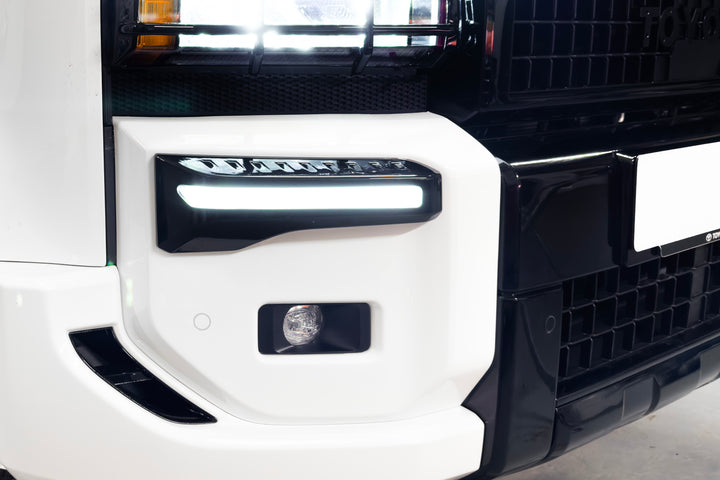 Front Bumper Panel With LED DRL Light/Indicator Fits Toyota Land Cruiser LC250 2025+