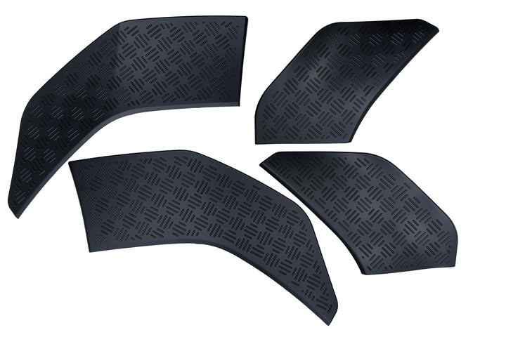 Front & Rear Matt Black Door Anti-Scratch Plates Fits Land Cruiser LC250 2025+