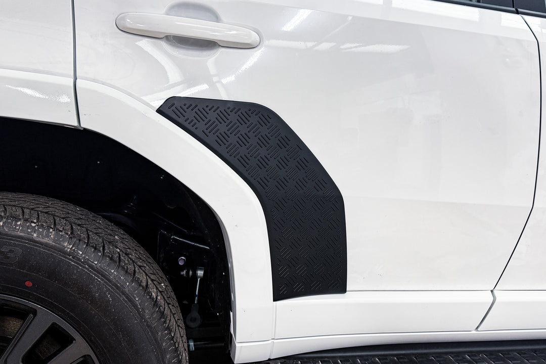 Front & Rear Matt Black Door Anti-Scratch Plates Fits Land Cruiser LC250 2025+