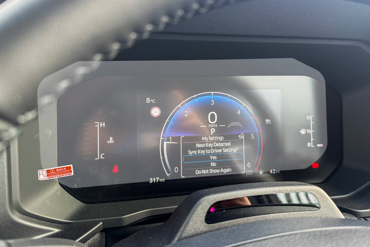 Land Cruiser 2025 LC250 12.3 inch Instrument Cluster Tempered glass Screen Protector