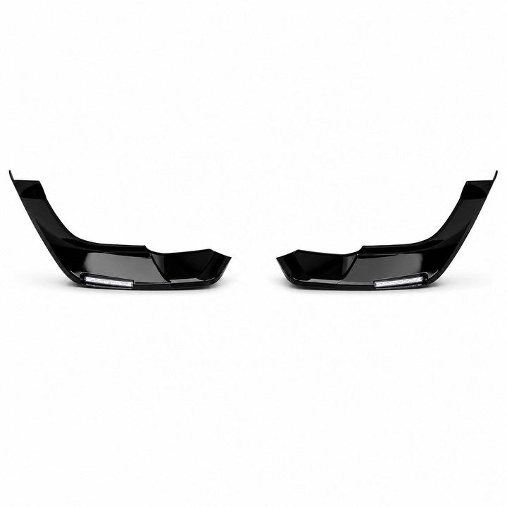 Front Bumper Canard High Style For Land Rover Defender L663 2020+ - Gloss Black
