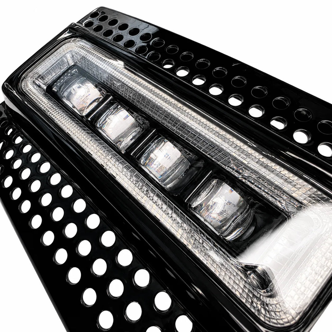 LED Fog Light For Land Rover Defender L663 2020+ - Gloss Black