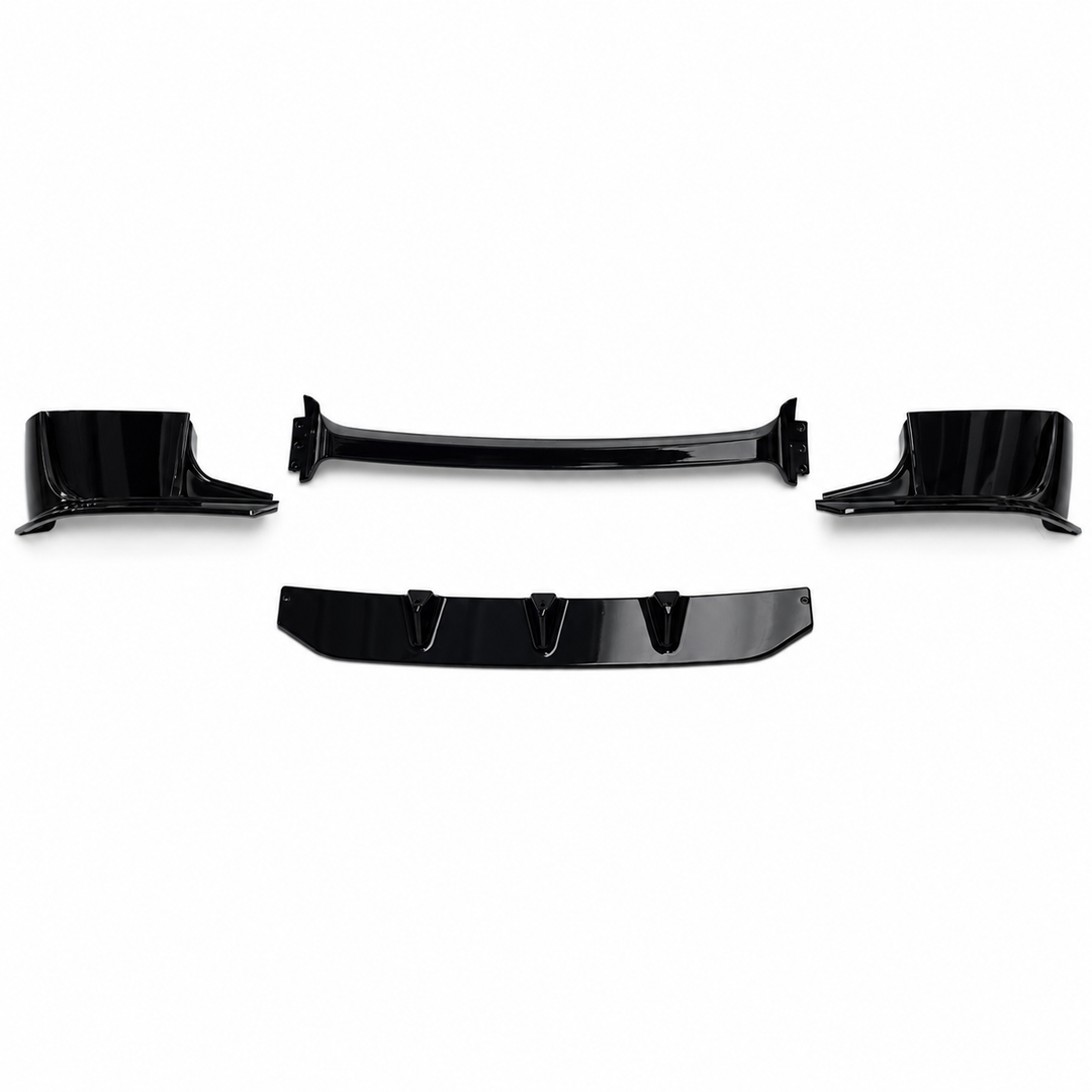Front Splitter Aero Style For Land Rover Defender L663 2020+ - Gloss Black