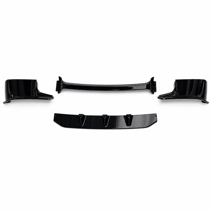 Front Splitter Aero Style For Land Rover Defender L663 2020+ - Gloss Black