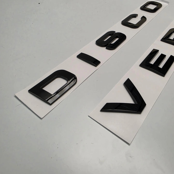 Front Bonnet Lettering For Land Rover Discovery - Gloss Black