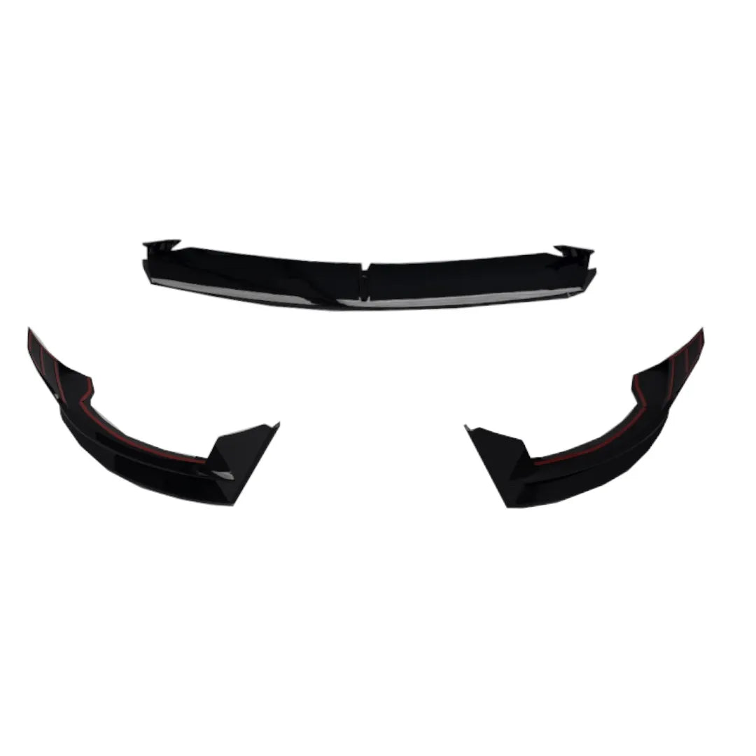 Front Splitter For Tesla Model Y 2020-2024 - Gloss Black