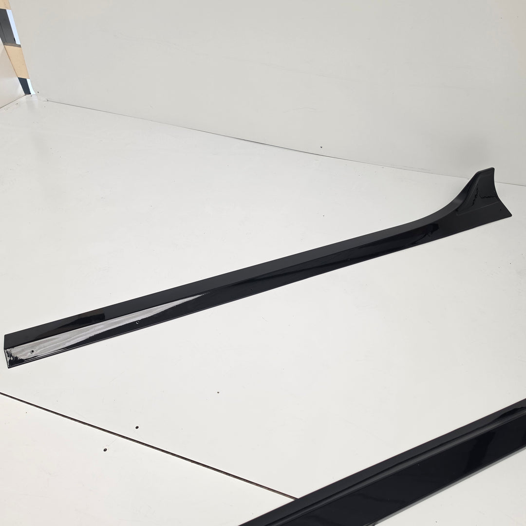 Tesla Model 3 Pre-Facelift 4pc Side Skirts White Background Studio Shot