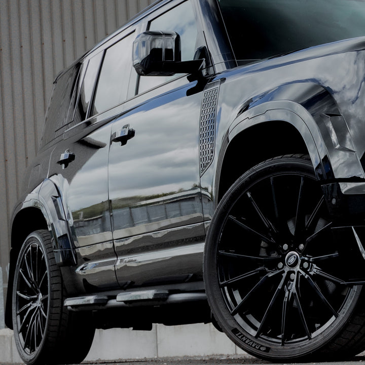 Wide Wheel Arches Sterling Raptor Style For Land Rover Defender 110 L663 2020+ - Gloss Black