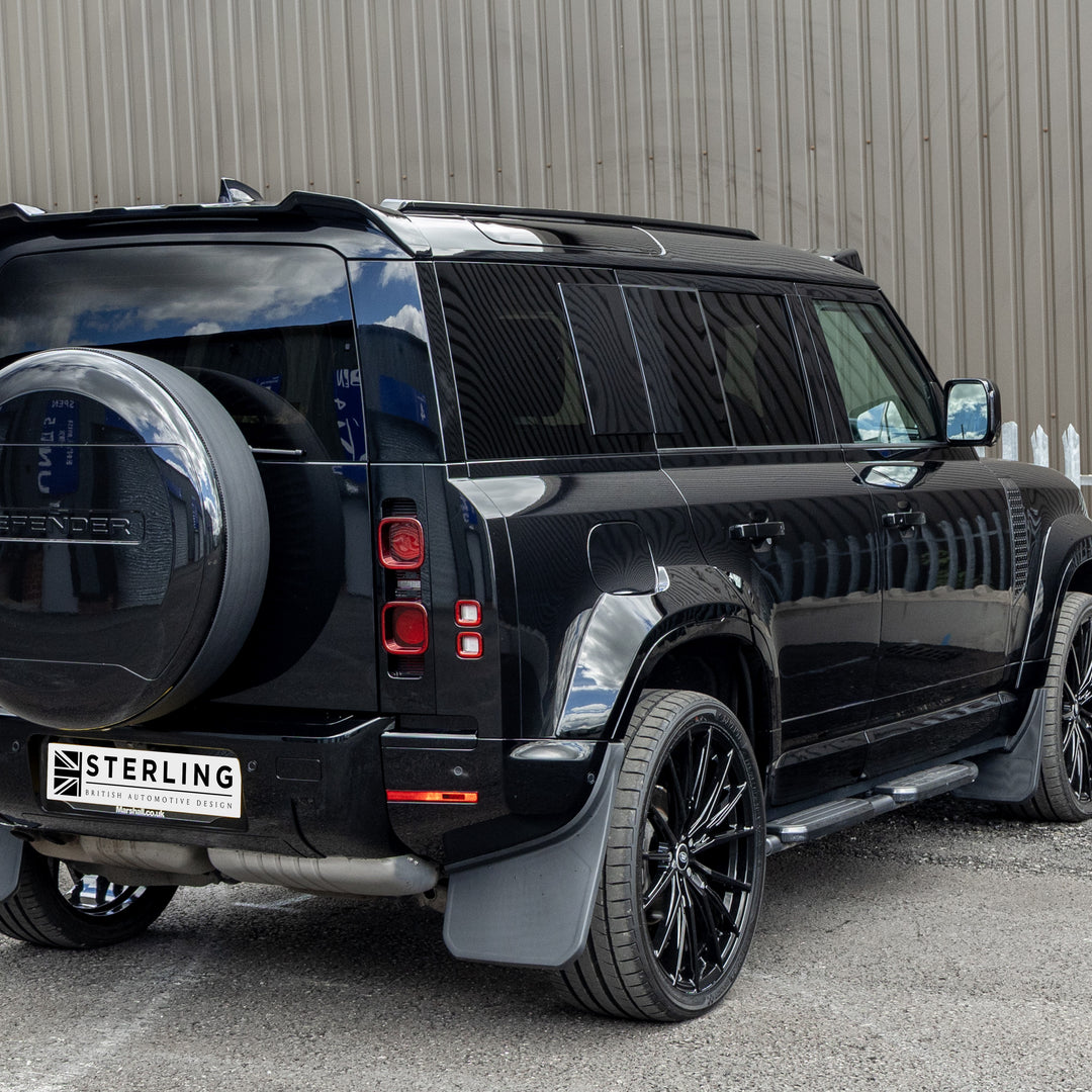 Wide Wheel Arches Sterling Raptor Style For Land Rover Defender 110 L663 2020+ - Gloss Black