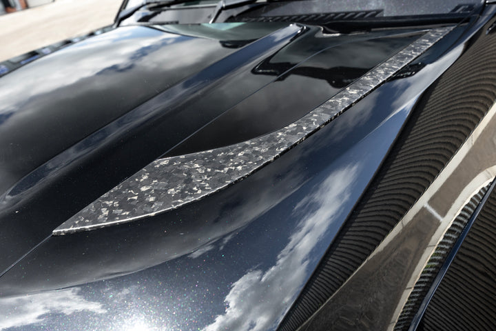 Bonnet vents OCTA Style For Land Rover Defender L663 2020+ - Forged Carbon Fibre