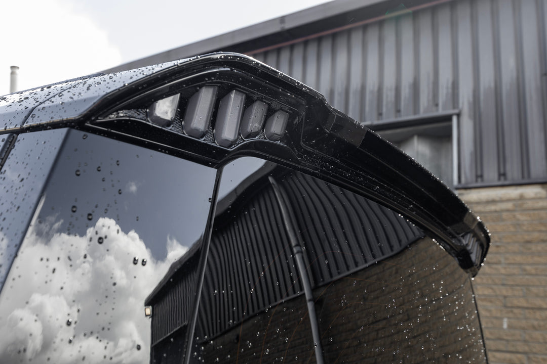 Rear Roof LED Spoiler For Land Rover Defender L663 2020+ - Gloss Black