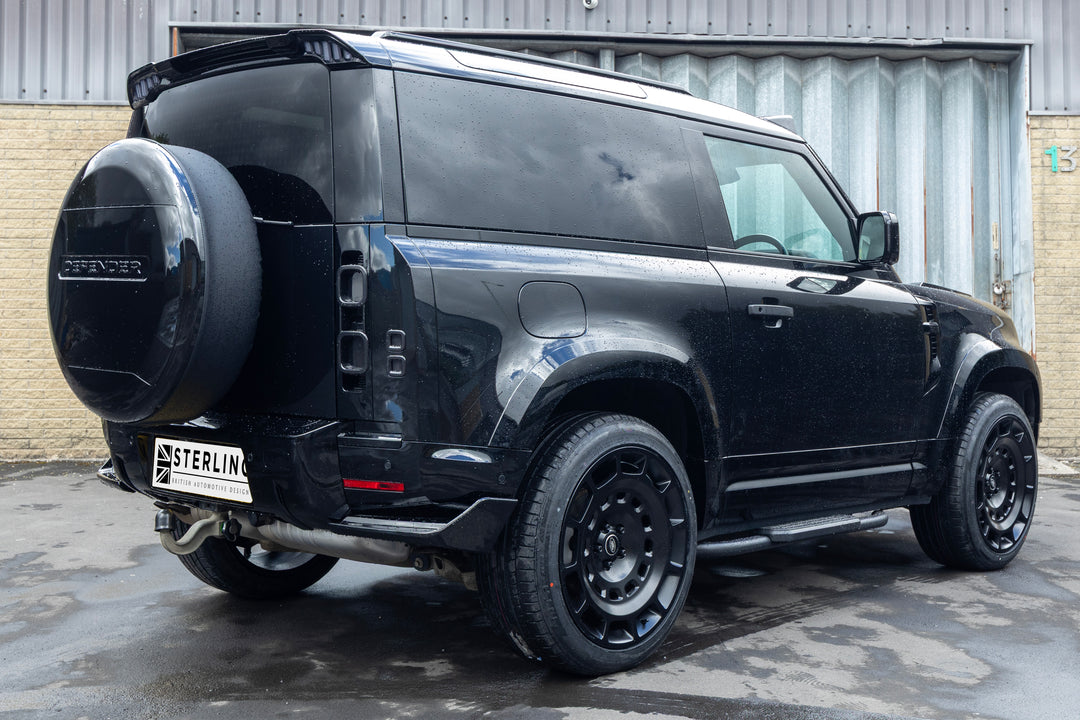Rear Roof LED Spoiler For Land Rover Defender L663 2020+ - Gloss Black