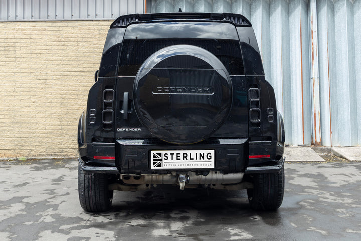 Rear Roof LED Spoiler For Land Rover Defender L663 2020+ - Gloss Black