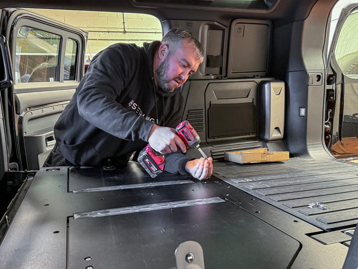 New Land Rover Defender  -  Seat Conversion Back to Commercial