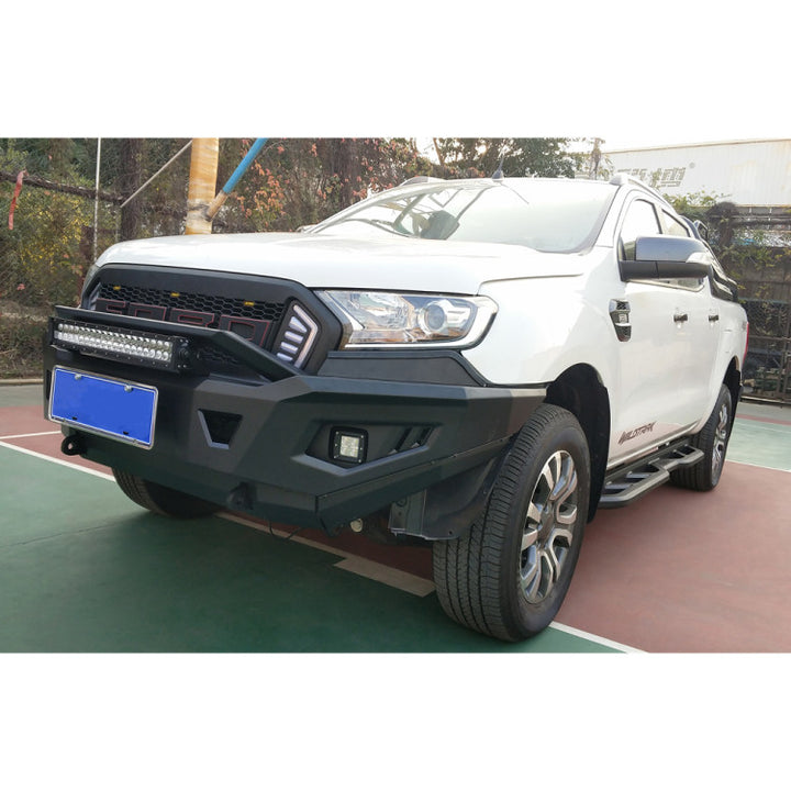 Ford Ranger Front Bumper made of Steel with Winch Plate and Bull Bar - Made by OFD