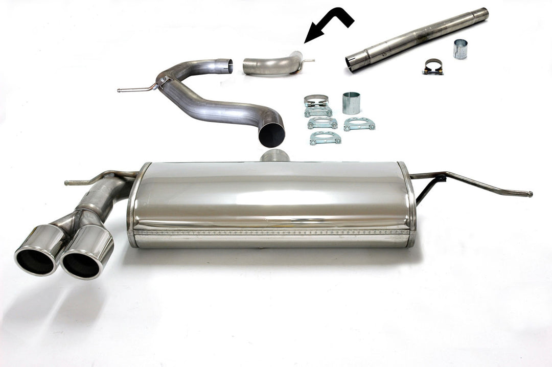 Jetex - Audi A3 (8P) Diesel Turbo (03+) | 03+ | Half System (non-resonated with racepipe) - 40-H59DTR