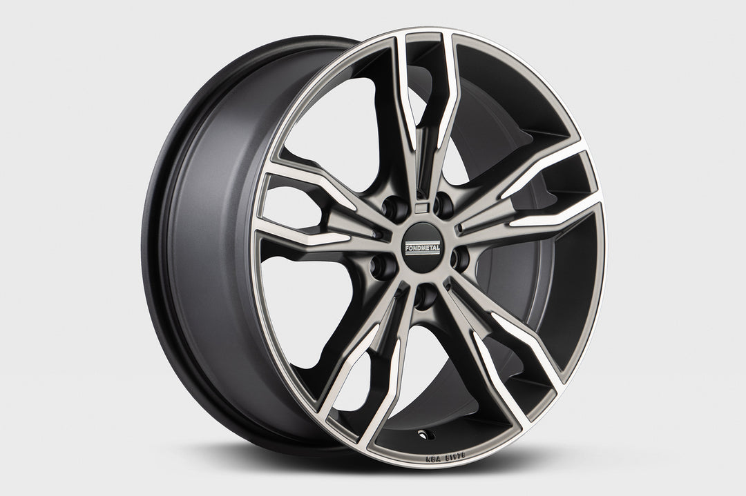 Fondmetal ALKE 9 x 19" Alloy Wheel - Matte Titanium/Diamond Cut - ET42 5x120 PCD 72.5 CB - BMW 3 & 4 Series