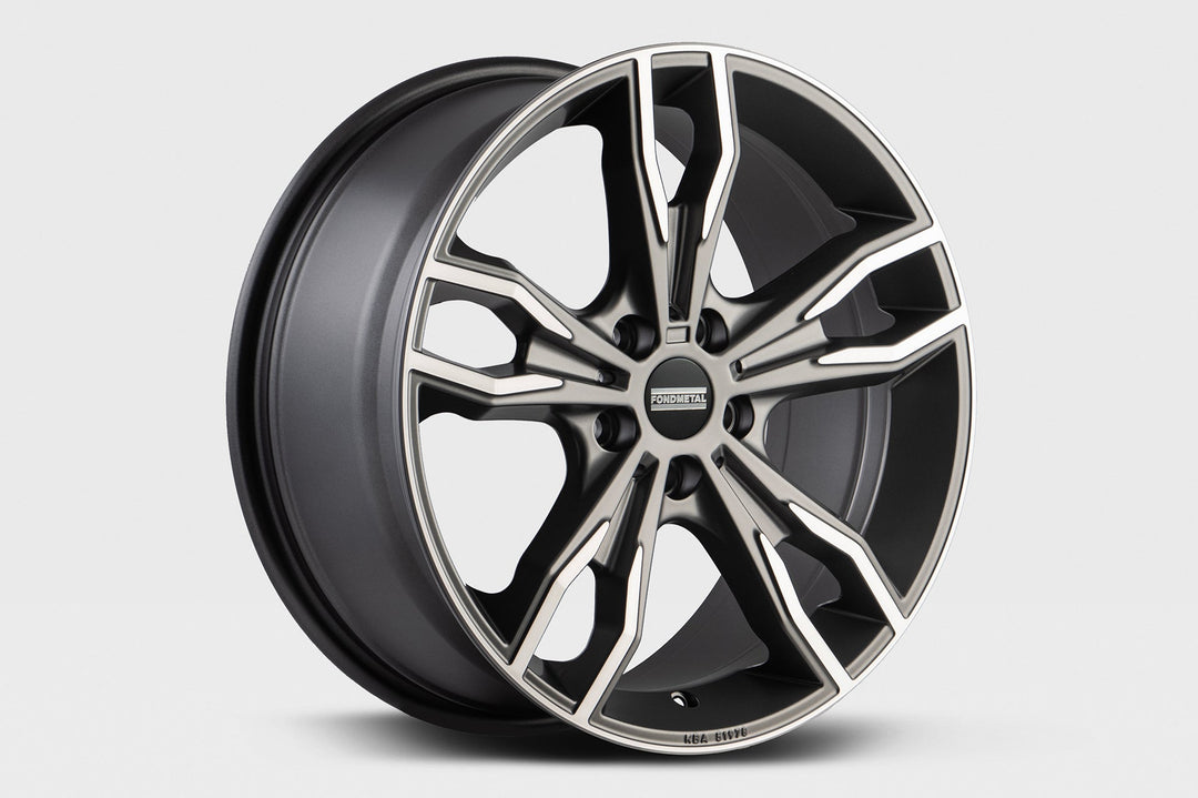 Fondmetal ALKE 8.5 x 20" Alloy Wheel - Matte Titanium/Diamond Cut - ET33 5x120 PCD 72.5 CB - BMW 3 & 4 Series