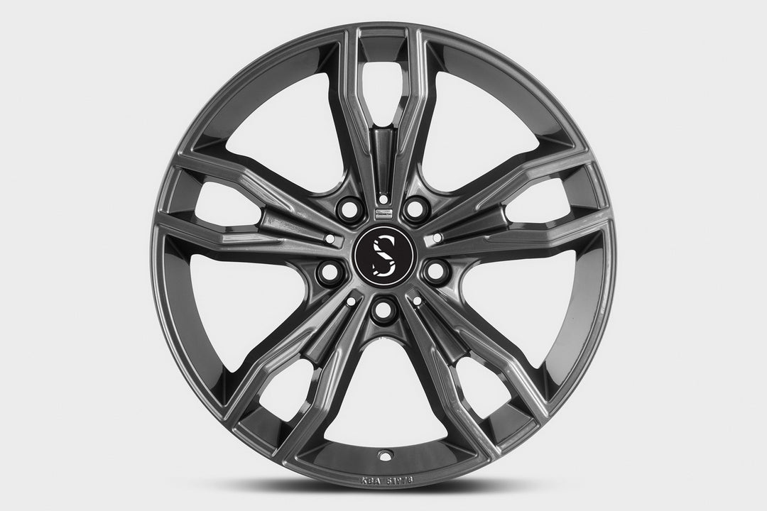 Fondmetal ALKE 8.5 x 20" Alloy Wheel - Gloss Titanium - ET25 5x120 PCD 72.5 CB - BMW 3 & 4 Series