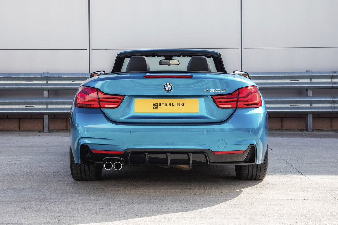 BMW 4 Series M Performance Style Rear Diffuser (F32/F33) - Twin Tailpipe Left Exit