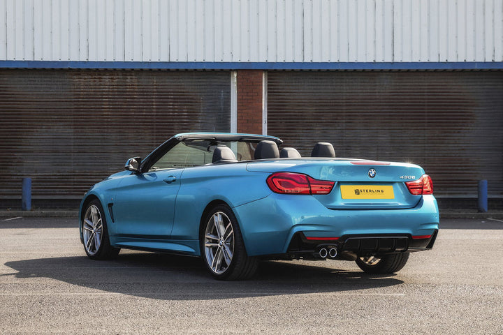 BMW 4 Series M Performance Style Rear Diffuser (F32/F33) - Twin Tailpipe Left Exit