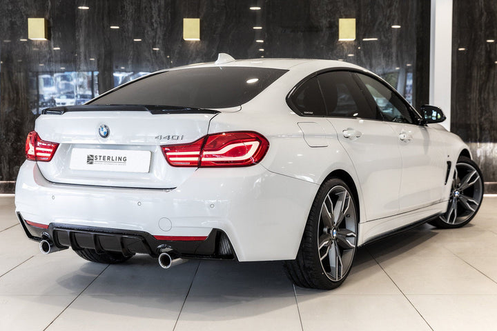 BMW 4 Series M Performance Style Rear Diffuser (F32/F33) - Single Tailpipe Twin Exit