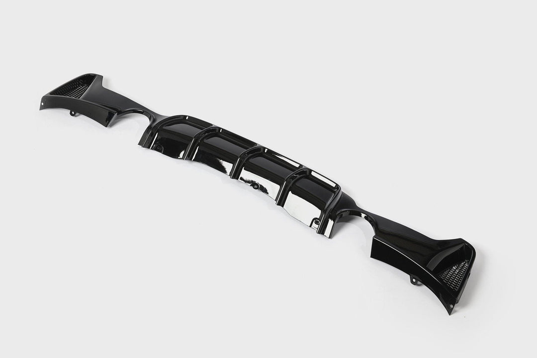 BMW 4 Series M Performance Style Rear Diffuser (F32/F33) - Single Tailpipe Twin Exit