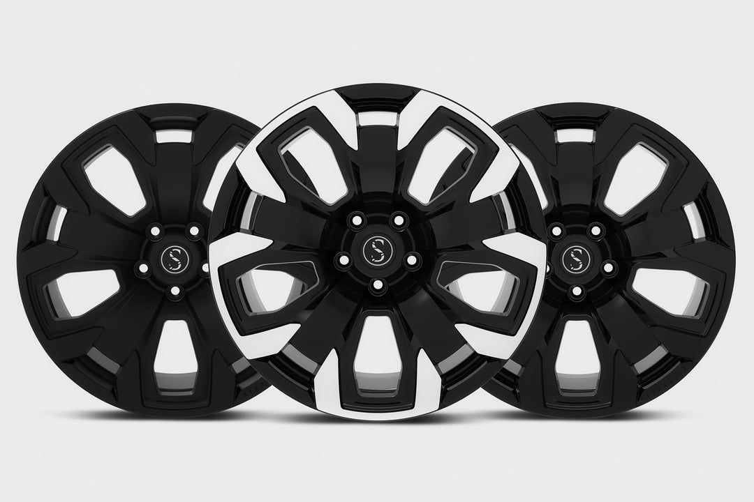 STERLING FK4 Land Rover New Defender Alloy Wheel 10x20" Gloss Black/Diamond Cut