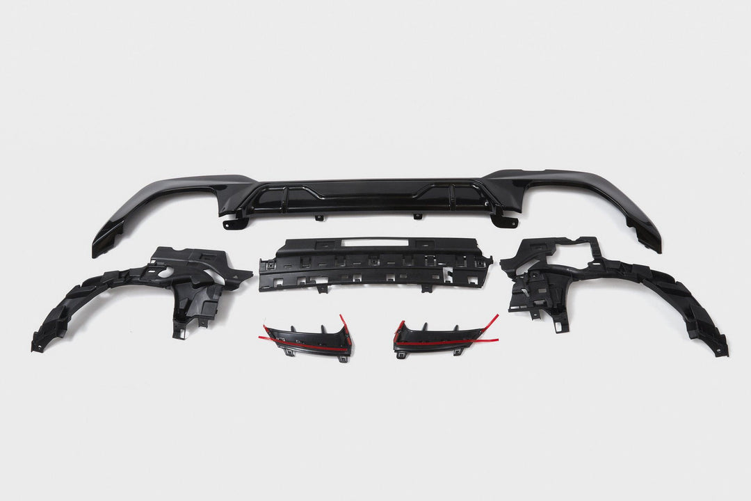 BMW 3 Series 340i Competition Style Rear Diffuser (G20) - Twin Tailpipe Twin Exit
