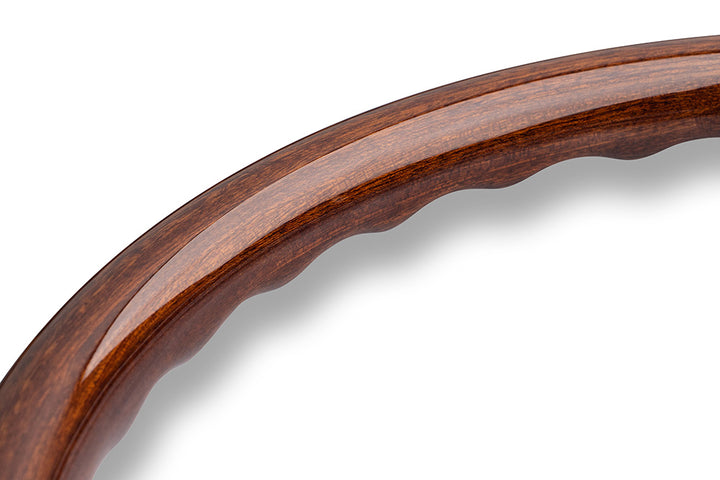 Momo Indy Heritage Steering Wheel - Mahogany Wood