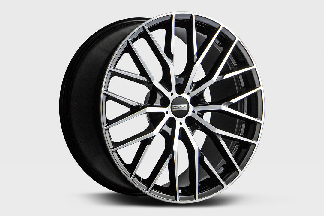 Fondmetal Makhai Alloy Wheel 9x20" ET33 5x112 Gloss Black/Machined - Mercedes