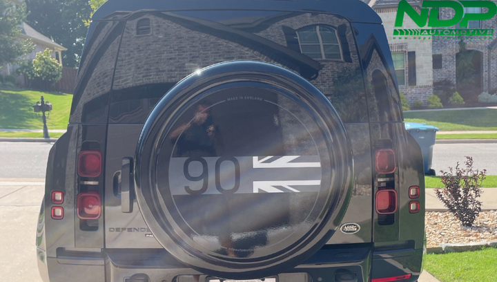 NDP Wheel Cover - Gloss Black Union Jack