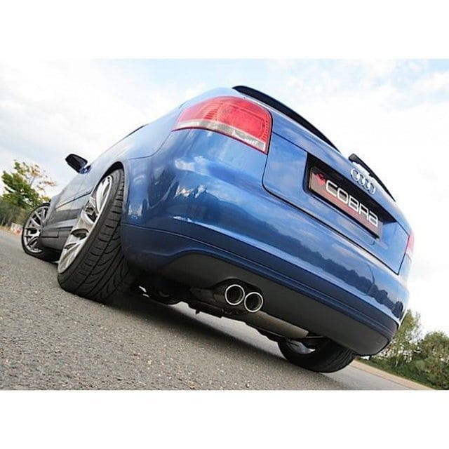 Audi A3 (8P) 2.0 TDI 140PS (2WD) (3 Door) Twin Tip Cat Back Performance Exhaust - Sterling Automotive Design