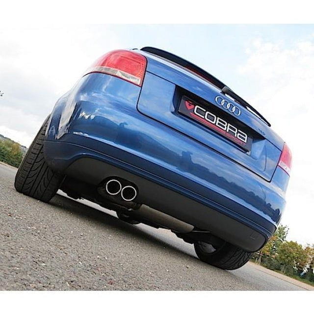 Audi A3 (8P) 2.0 TDI 170PS (2WD) (3 Door) Twin Tip Cat Back Performance Exhaust - Sterling Automotive Design