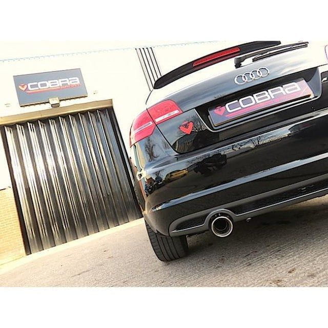 Audi A3 (8P) 2.0 TDI 2WD (2008-12) (5 Door) Single Tip Cat Back Performance Exhaust - Sterling Automotive Design