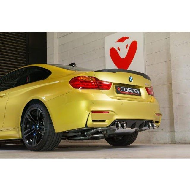 BMW M4 (F82) Coupe 3" Valved Secondary Cat Back Performance Exhaust