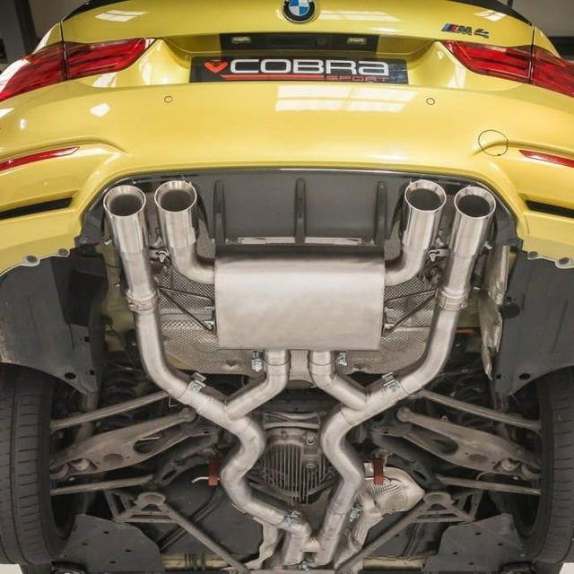 BMW M4 (F82) Coupe 3" Valved Secondary Cat Back Performance Exhaust
