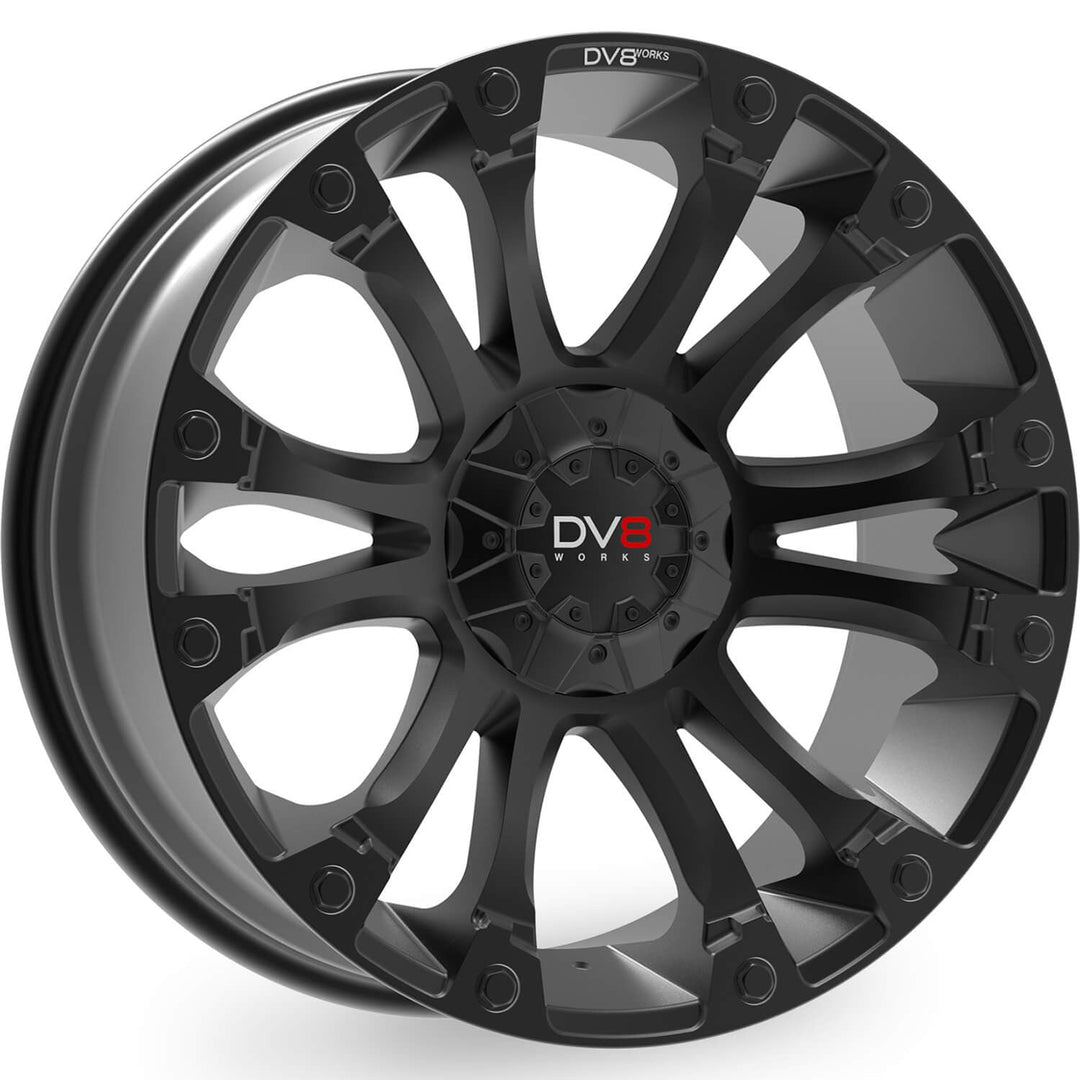 DV8 Works Snare Black 20" Alloy Wheel