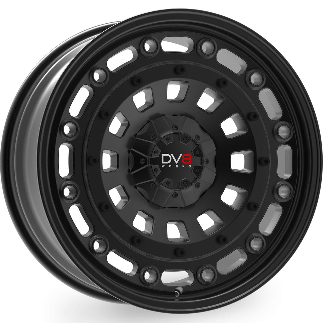 DV8 Works Twisted Black 20" Alloy Wheel