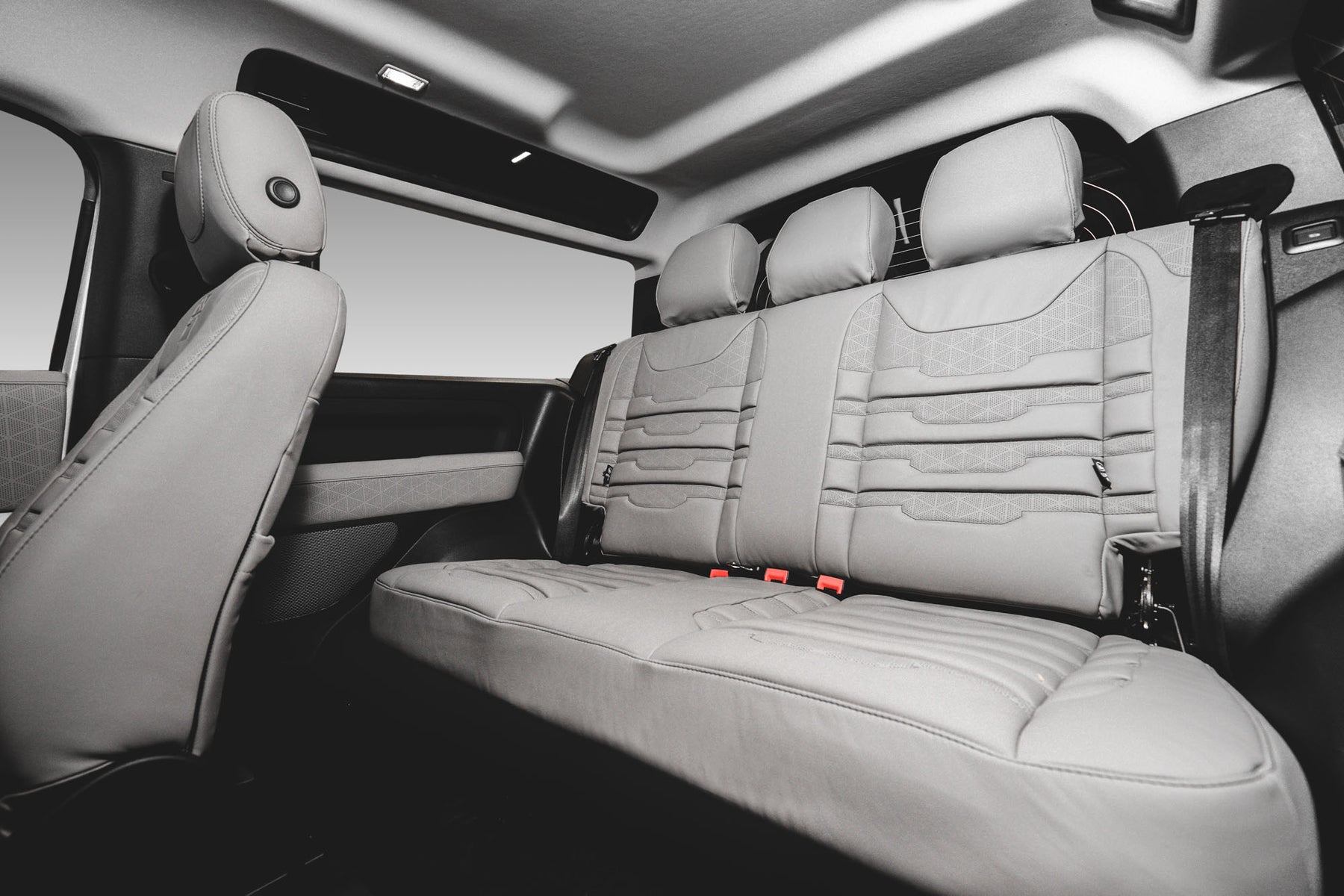 New Land Rover Defender rear seat conversion – Sterling Automotive Design